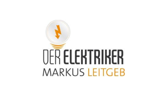 A logo for an electrician named Markus Leitgeb. It features a lightning symbol and emphasizes the specialty. | © Der Elektriker Markus Leitgeb GmbH