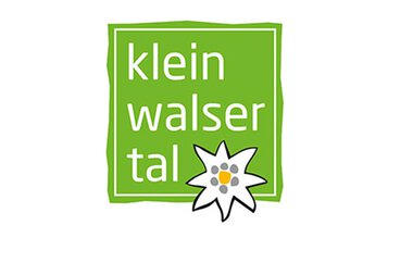 Logo of Klein Walsertal, a green square with a white flower and the words 'klein walsertal' underneath. | © Kleinwalsertal Tourismus eGen